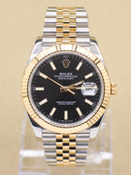 Rolex Datejust 41 Black Index Dial on Jubilee 126333 Complete 2017