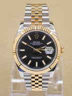 Rolex Datejust 41 Black Index Dial on Jubilee 126333 Complete 2017