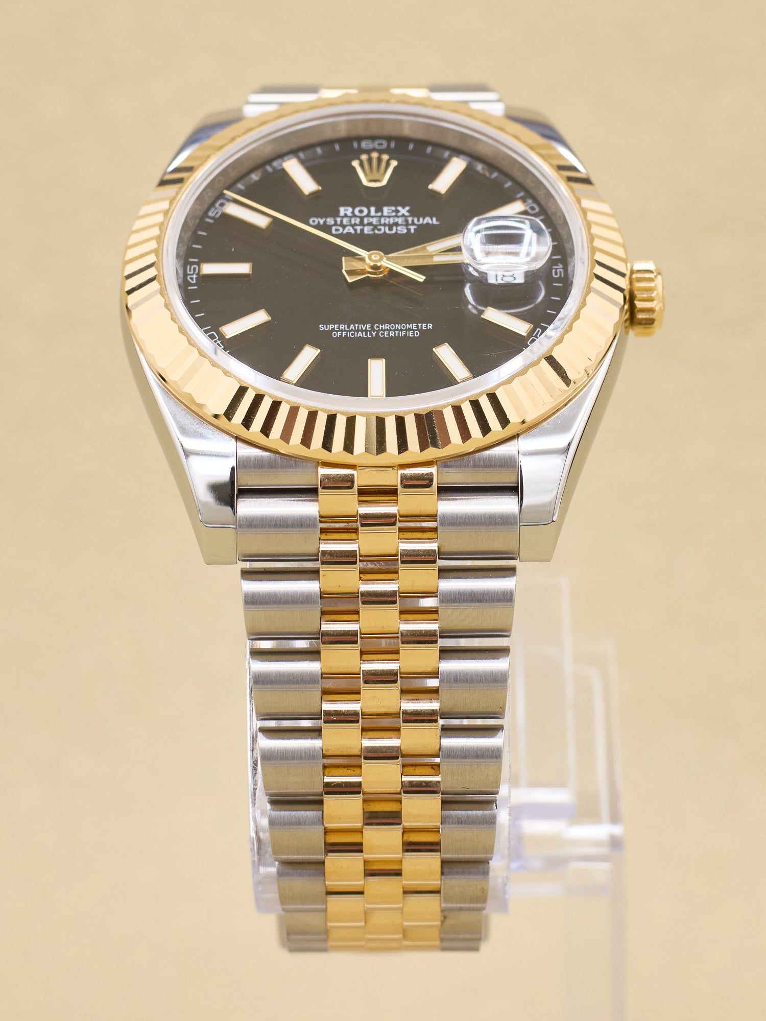 Rolex Datejust 41 Black Index Dial on Jubilee 126333 Complete 2017