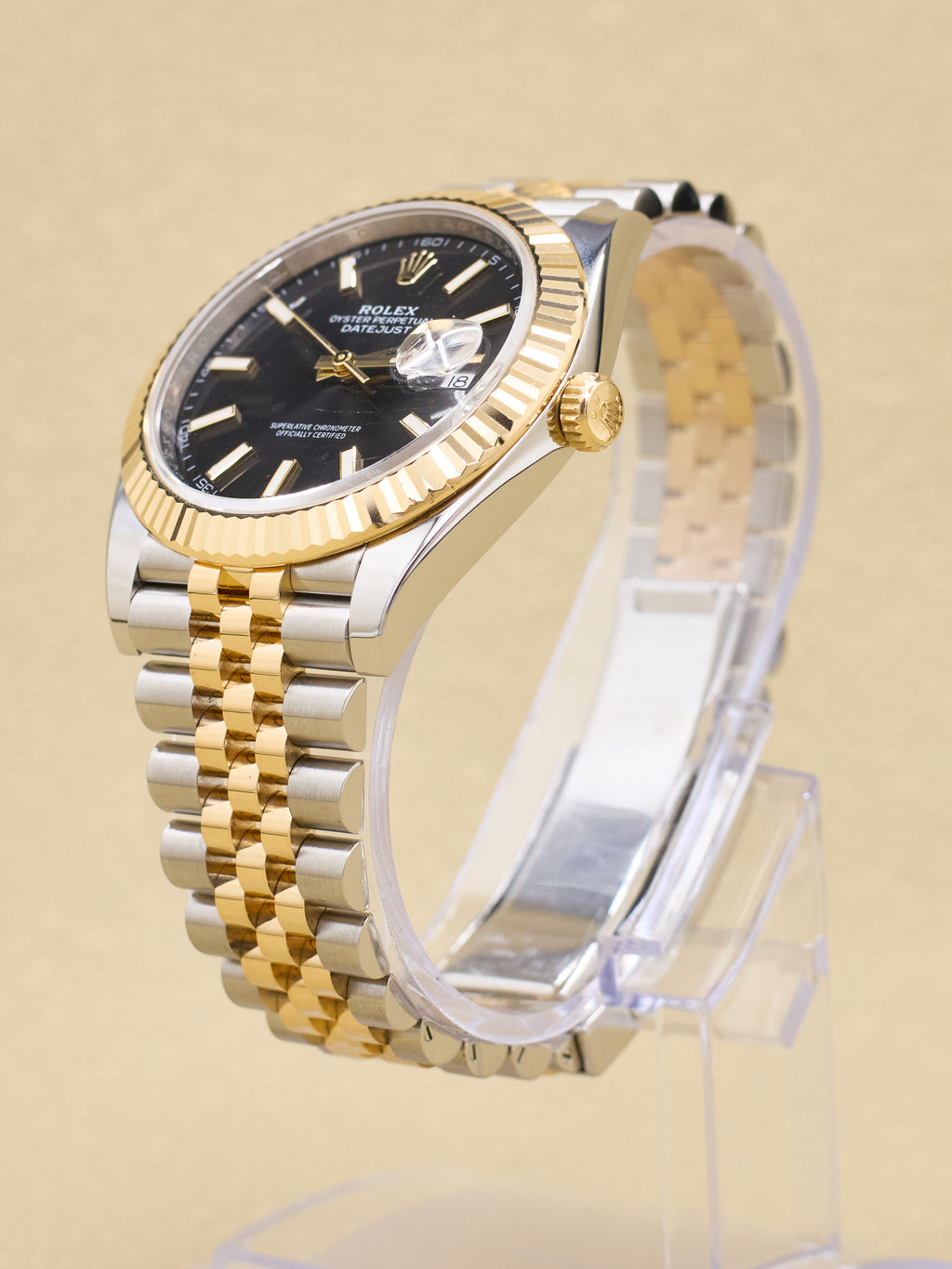 Rolex Datejust 41 Black Index Dial on Jubilee 126333 Complete 2017