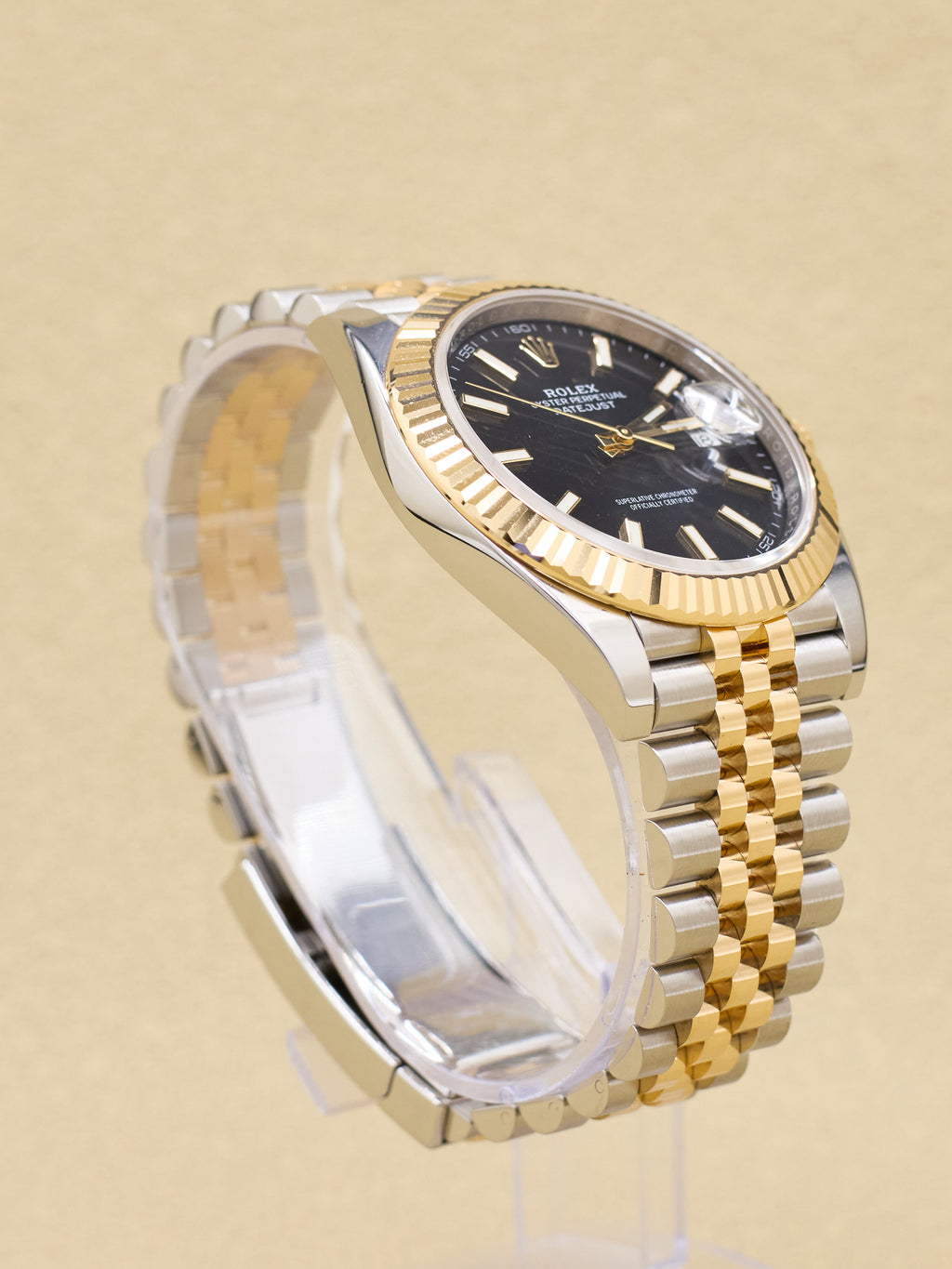 Rolex Datejust 41 Black Index Dial on Jubilee 126333 Complete 2017