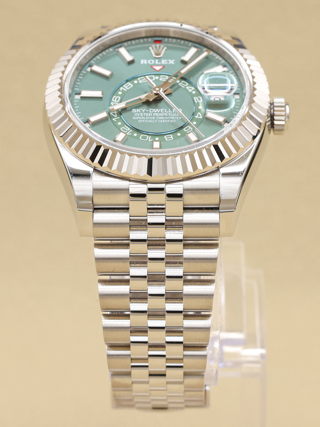 Rolex SkyDweller Mint Green Dial on Jubilee 336934 Complete 2026