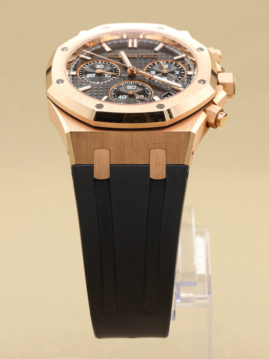 Audemars Piguet Royal Oak Chronograph "50th Anniversary" Black Dial on Strap 26240OR.OO.D002CR.01 Complete