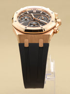 Audemars Piguet Royal Oak Chronograph "50th Anniversary" Black Dial on Strap 26240OR.OO.D002CR.01 Complete