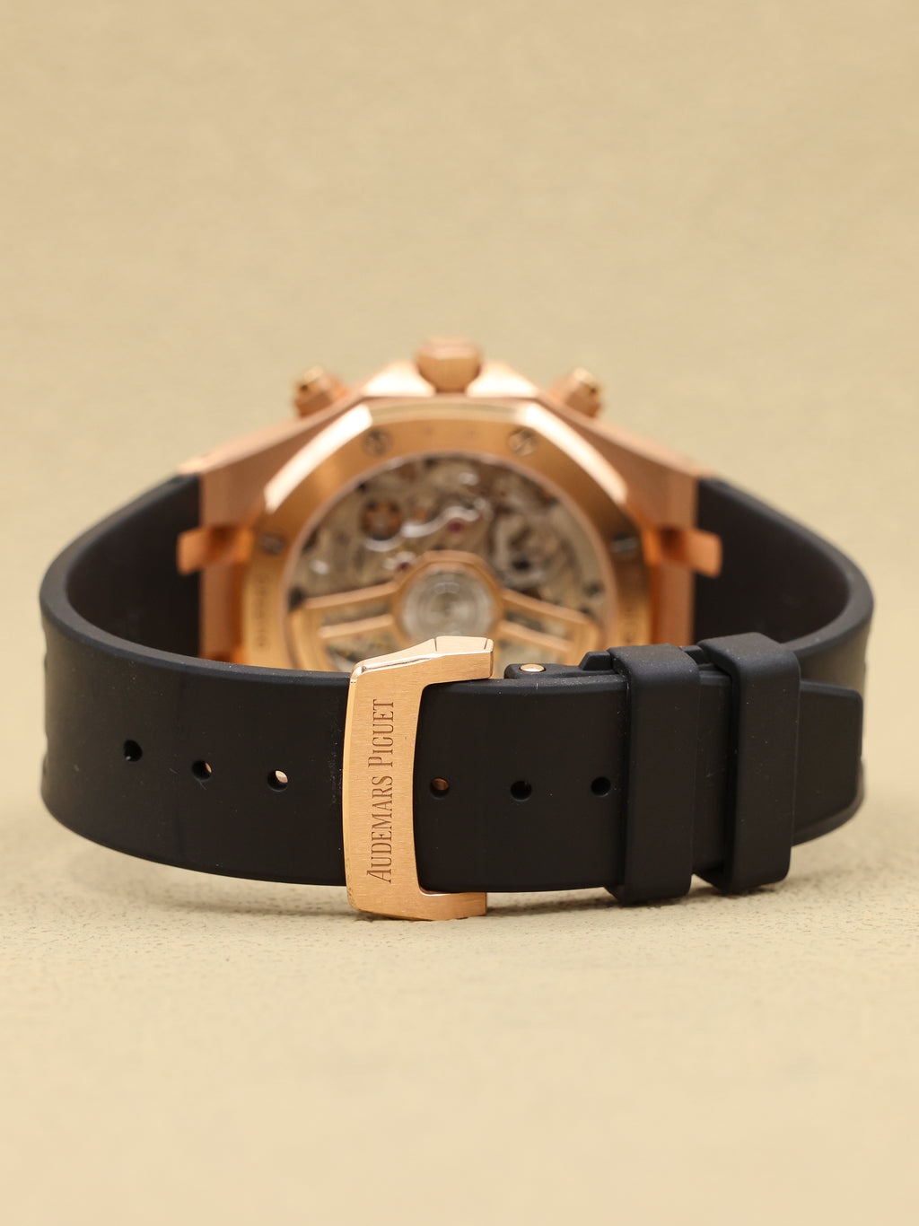 Audemars Piguet Royal Oak Chronograph "50th Anniversary" Black Dial on Strap 26240OR.OO.D002CR.01 Complete