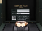 Audemars Piguet Royal Oak Chronograph "50th Anniversary" Black Dial on Strap 26240OR.OO.D002CR.01 Complete