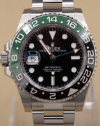Rolex GMT-Master II "Sprite" Black Dial on Oyster 126720VTNR Complete 2025