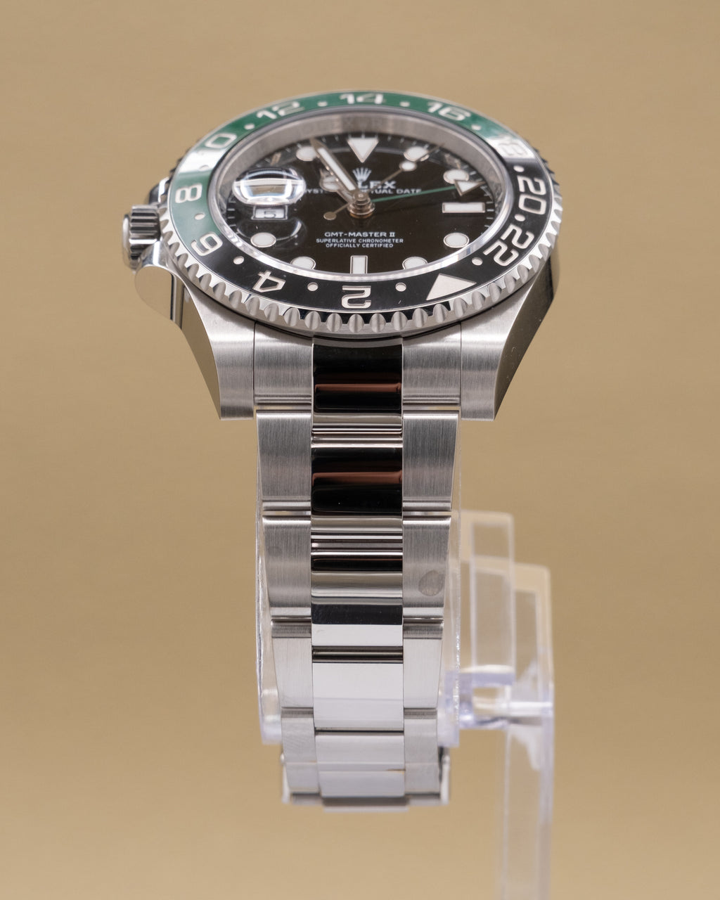 Rolex GMT-Master II "Sprite" Black Dial on Oyster 126720VTNR Complete 2025