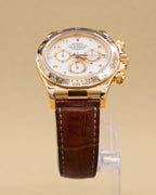 Rolex Daytona White Arabic Dial on Leather Brown 116518 2006