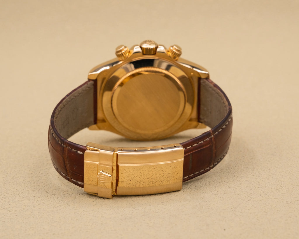 Rolex Daytona White Arabic Dial on Leather Brown 116518 2006