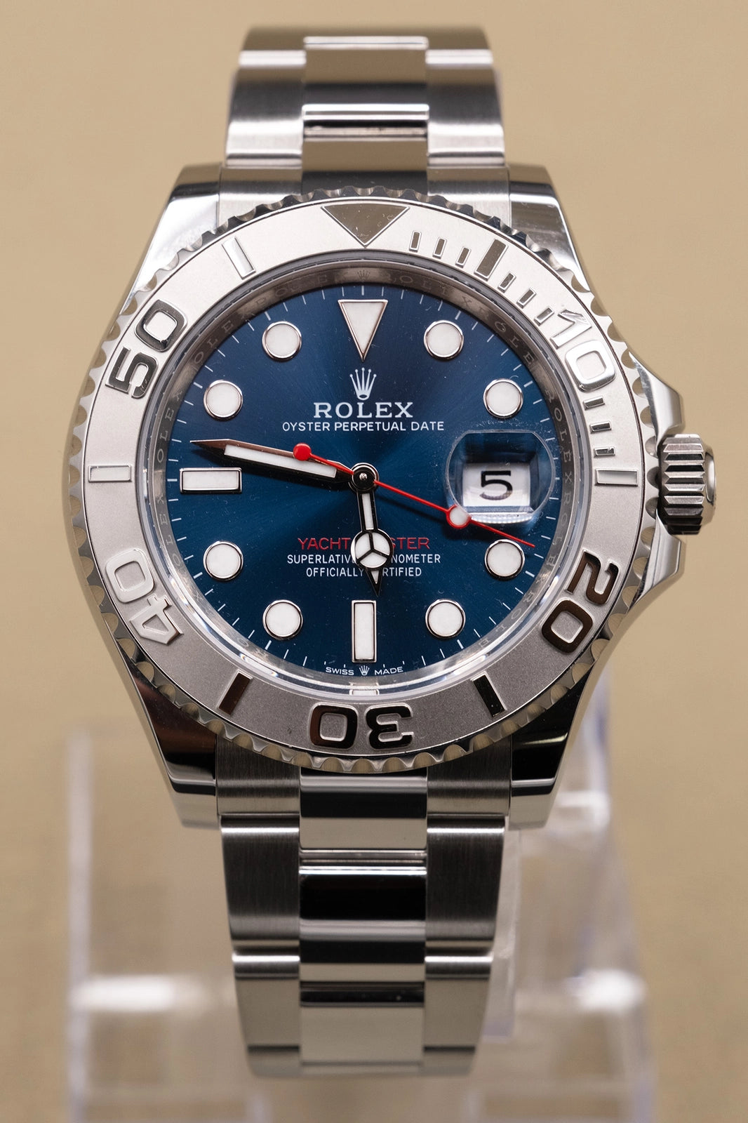 Rolex Yacht-Master Blue Dial on Oyster 126622 Complete 2023