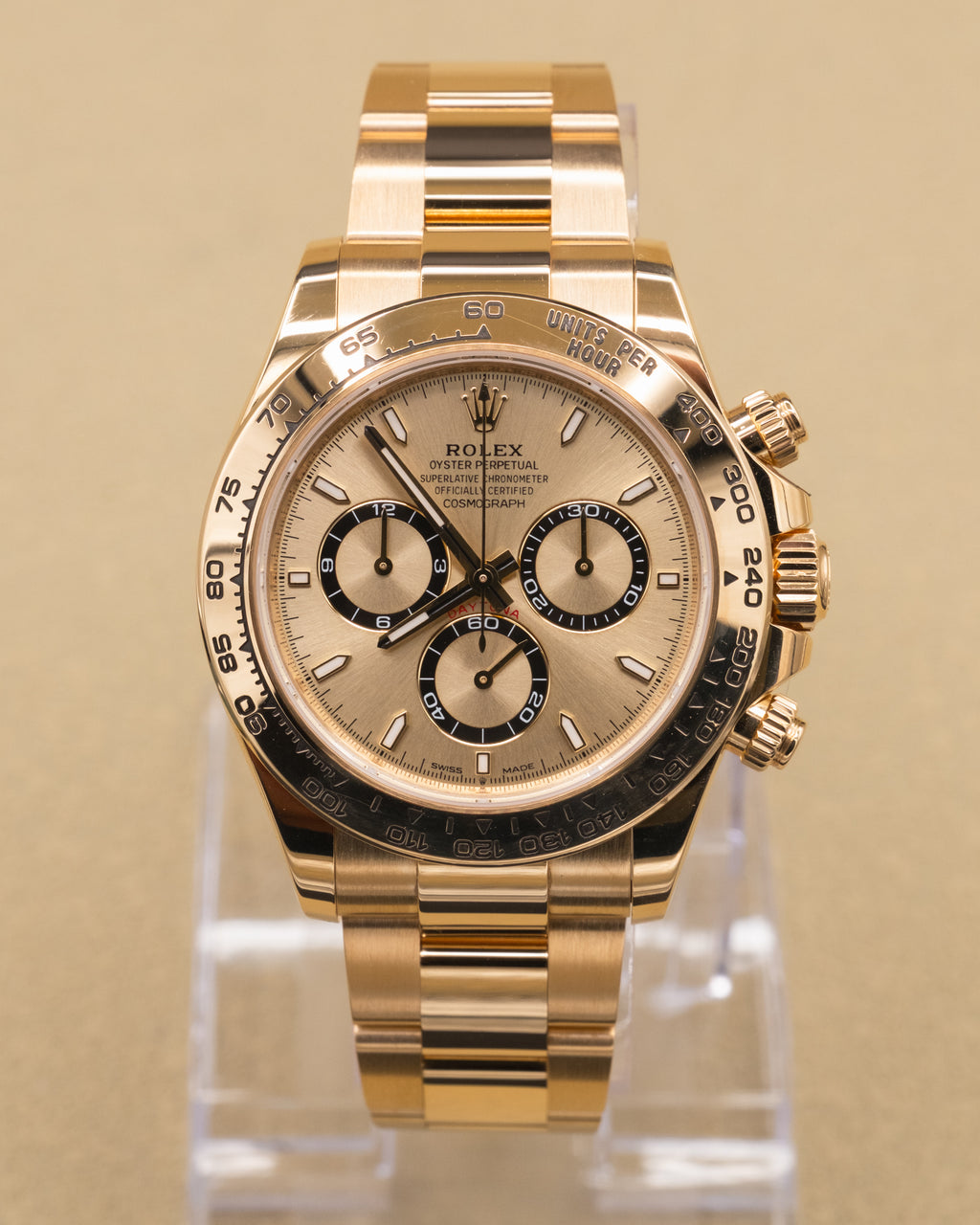 Rolex Daytona Golden Index Dial on Oyster 126508 Complete 2024