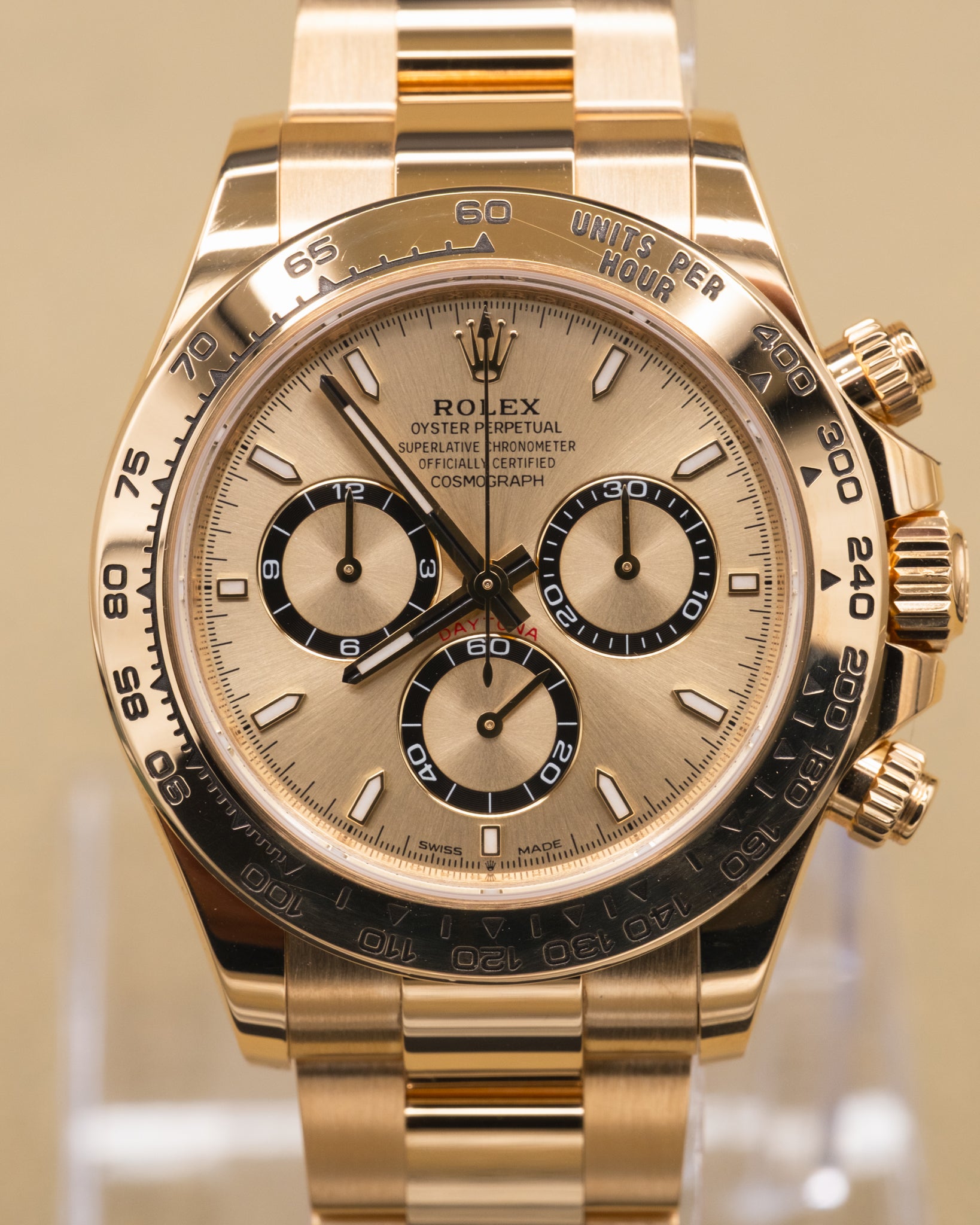 Rolex Daytona Golden Index Dial on Oyster 126508 Complete 2024