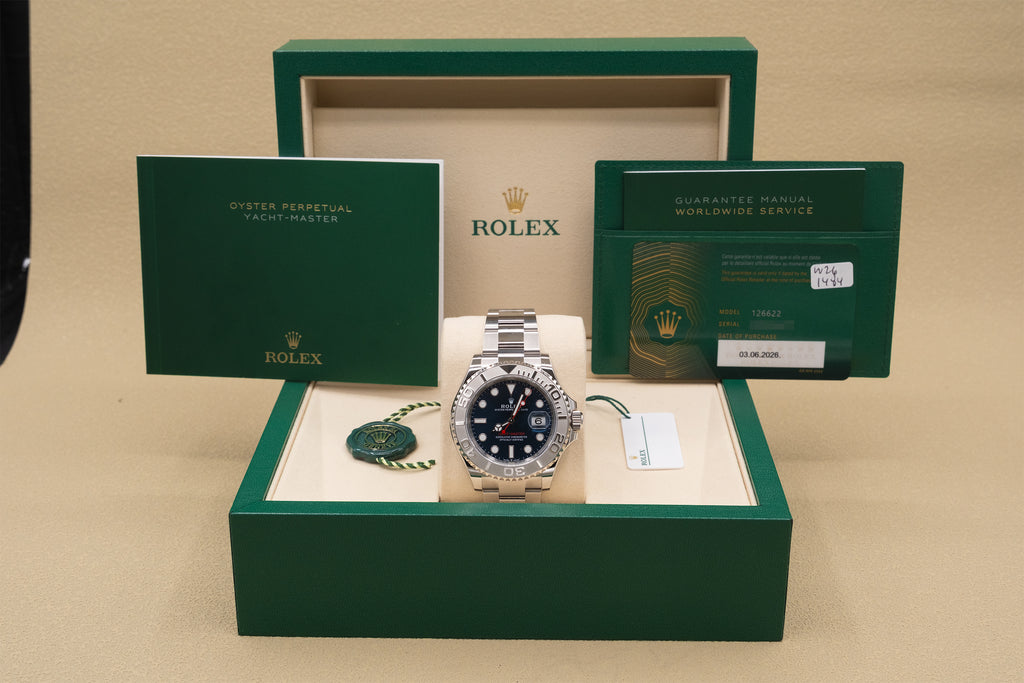 Rolex Yacht-Master Blue Dial on Oyster 126622 Complete 2026