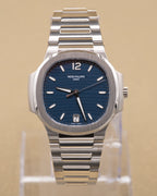 Patek Philippe Ladies Nautilus Blue Opaline Dial on Bracelet 7118/1A-001 Complete 2024
