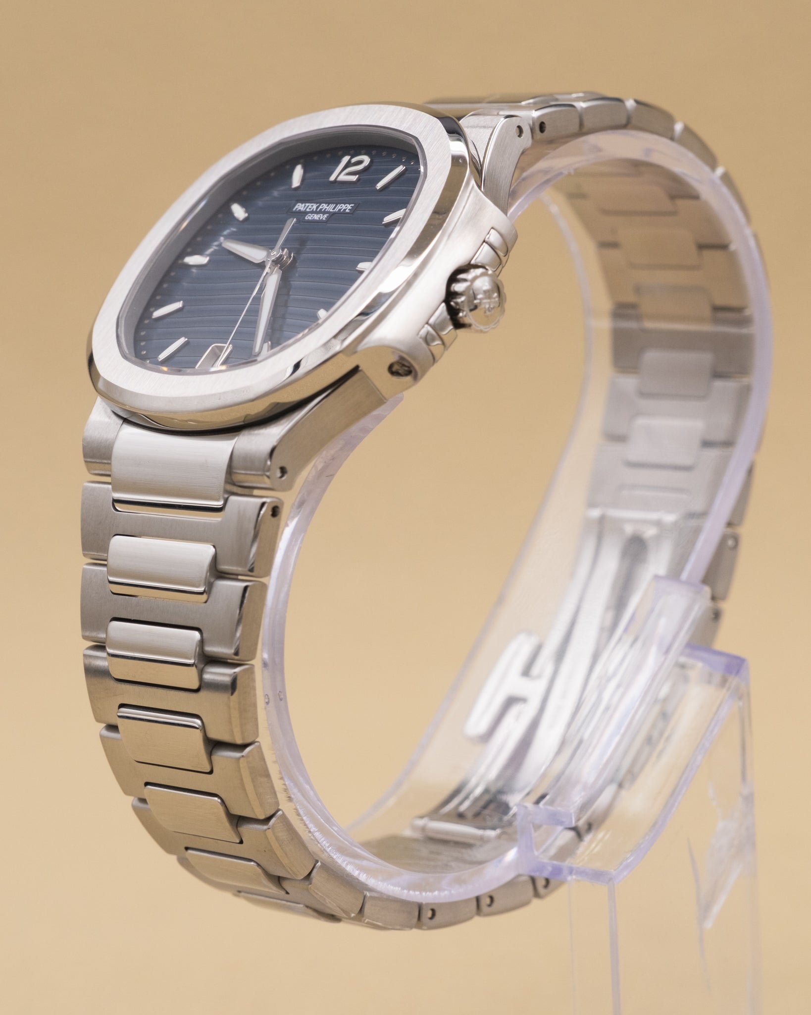 Patek Philippe Ladies Nautilus Blue Opaline Dial on Bracelet 7118/1A-001 Complete 2024
