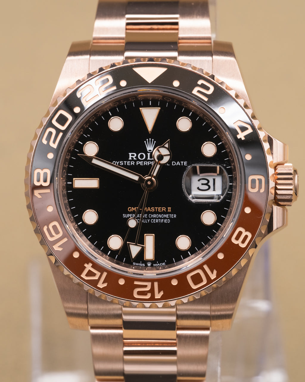 Rolex GMT-Master II "Root Beer" Black Dial on Oyster 126715CHNR Complete 2022