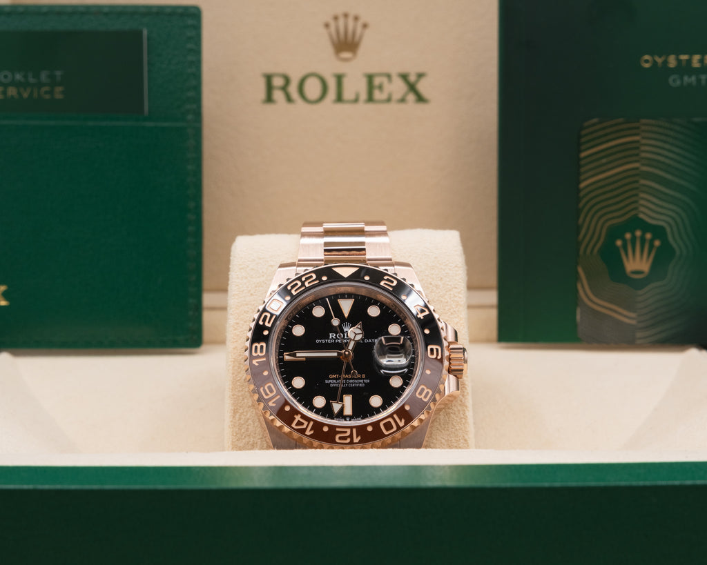 Rolex GMT-Master II "Root Beer" Black Dial on Oyster 126715CHNR Complete 2022