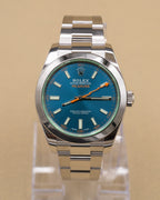 Rolex Milgauss Blue Dial on Oyster 116400GV Complete 2023