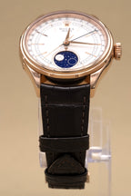 Rolex Cellini Moonphase White Dial on Leather Strap 50535 Complete 2022