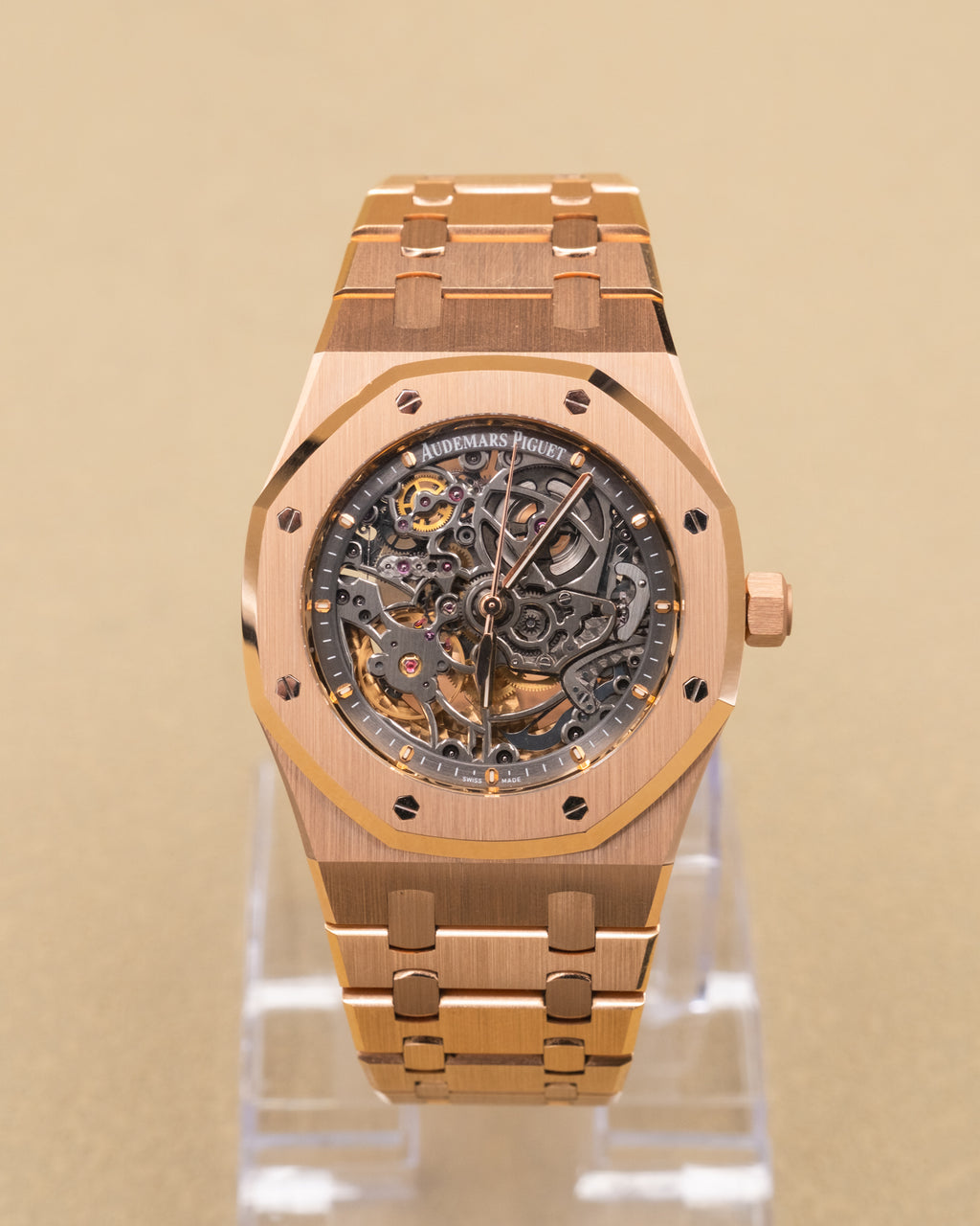 Audemars Piguet Royal Oak Openworked Selfwinding Skeleton Dial on Bracelet 15305OR.OO.D088CR.01 Papers 2012
