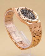 Audemars Piguet Royal Oak Openworked Selfwinding Skeleton Dial on Bracelet 15305OR.OO.D088CR.01 Papers 2012
