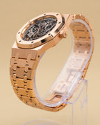 Audemars Piguet Royal Oak Openworked Selfwinding Skeleton Dial on Bracelet 15305OR.OO.D088CR.01 Papers 2012