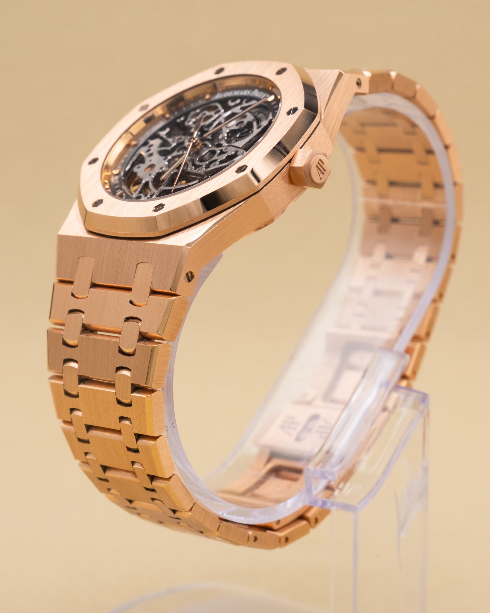 Audemars Piguet Royal Oak Openworked Selfwinding Skeleton Dial on Bracelet 15305OR.OO.D088CR.01 Papers 2012