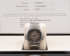 Patek Philippe Ladies Nautilus Smoke Gray Dial on Bracelet 7118/1A-011 Complete 2022