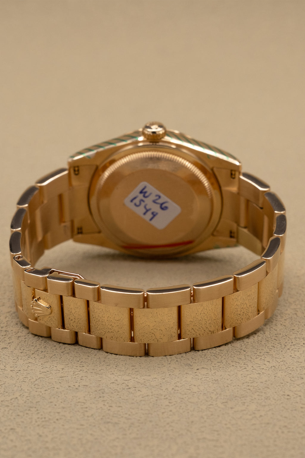 Rolex Day-Date 36 Champagne Dial on President 118208 with Box