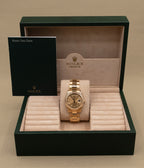 Rolex Day-Date 36 Champagne Dial on President 118208 with Box