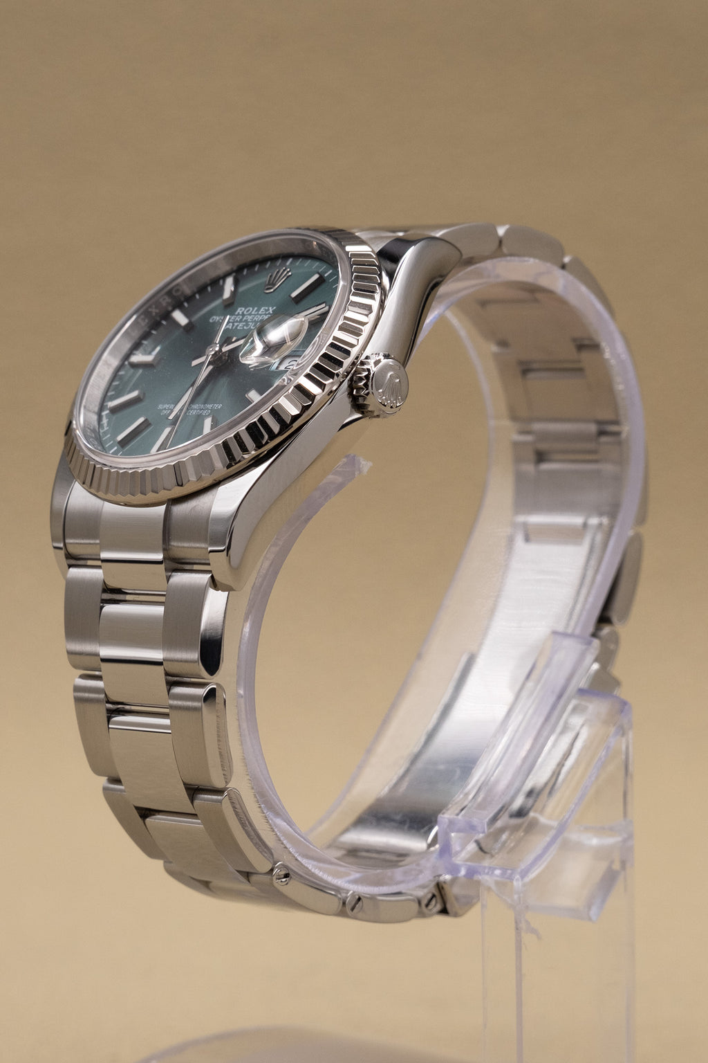 Rolex Datejust 36 Mint Green Index Dial on Oyster 126234 Complete 2023