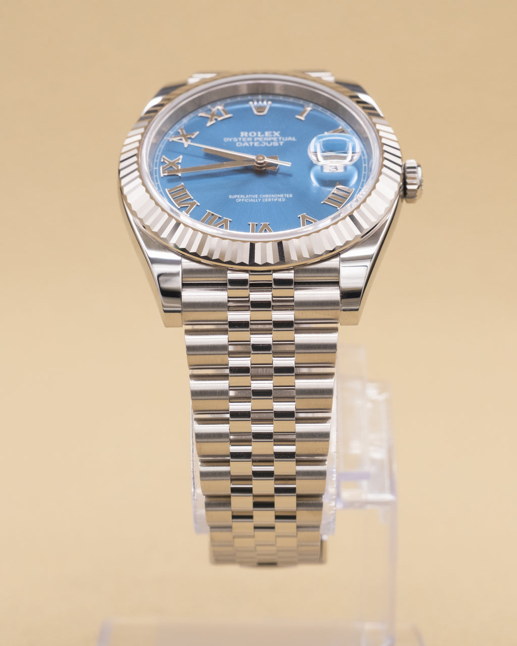 Rolex Datejust 41 Blue Roman Dial on Jubilee 126334 Complete 2026