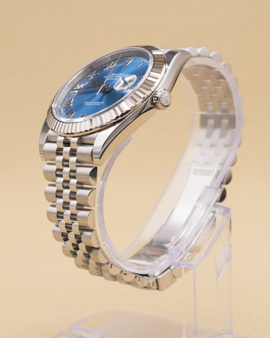 Rolex Datejust 41 Blue Roman Dial on Jubilee 126334 Complete 2026