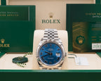 Rolex Datejust 41 Blue Roman Dial on Jubilee 126334 Complete 2026