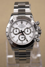 Rolex Daytona White Dial on Oyster 116520 Complete 2010