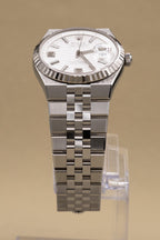 Rolex Land-Dweller 36 White Honeycomb Dial on Flat Jubilee 127234 Complete 2025