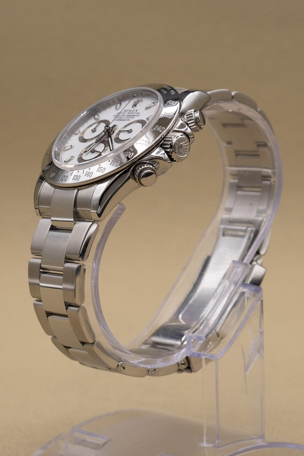 Rolex Daytona White Dial on Oyster 116520 Complete Open Date