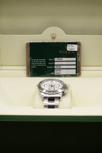 Rolex Daytona White Dial on Oyster 116520 Complete Open Date