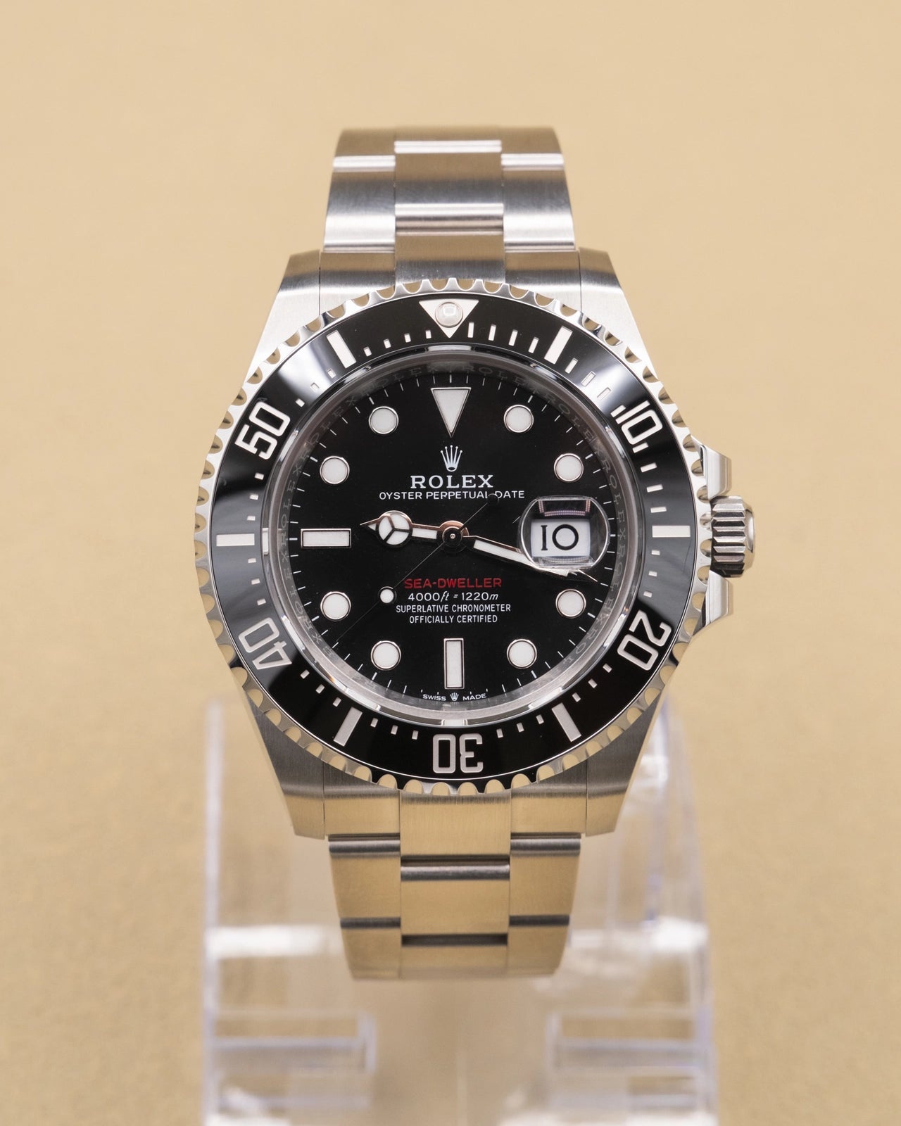 Rolex Sea-Dweller 43 Black Dial on Oyster 126600 Complete 2023