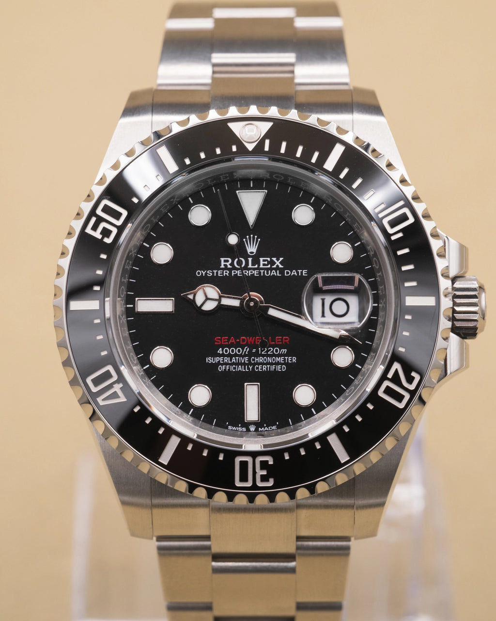 Rolex Sea-Dweller 43 Black Dial on Oyster 126600 Complete 2023