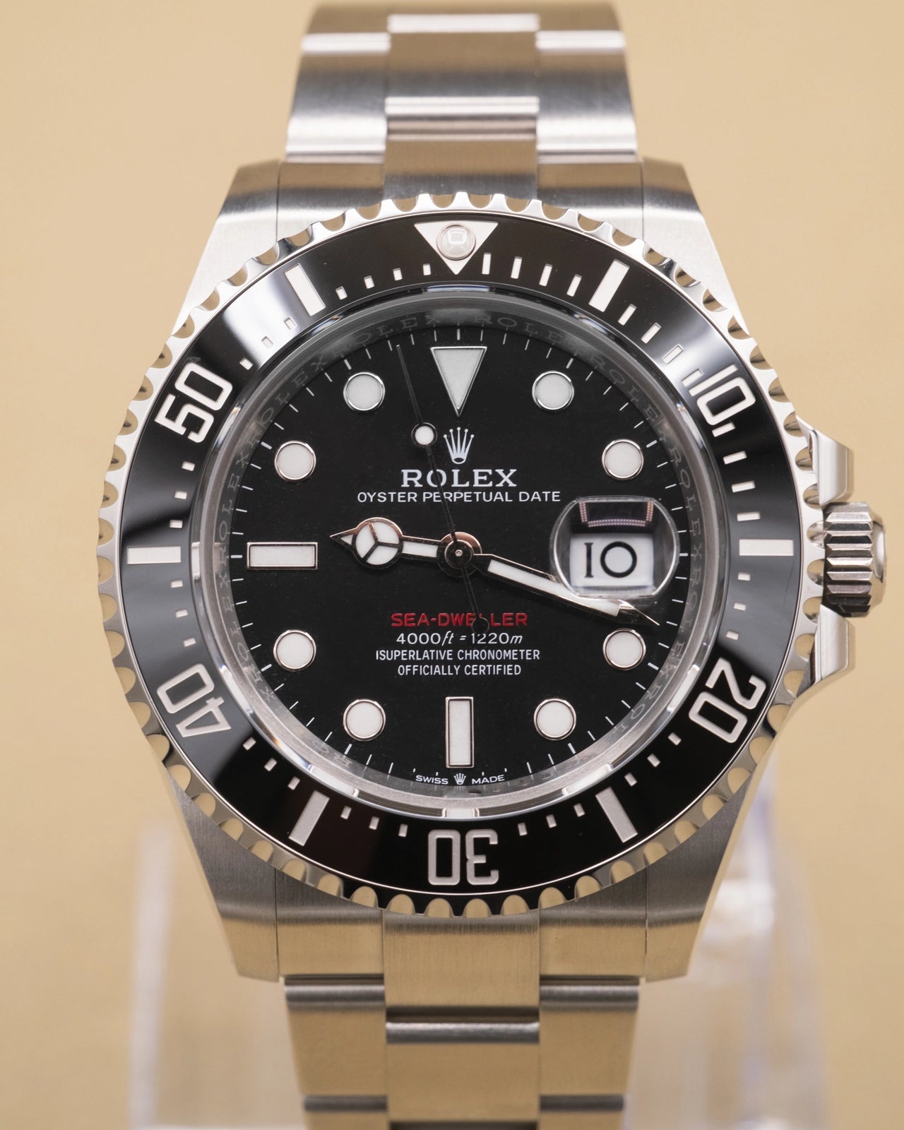 Rolex Sea-Dweller 43 Black Dial on Oyster 126600 Complete 2023