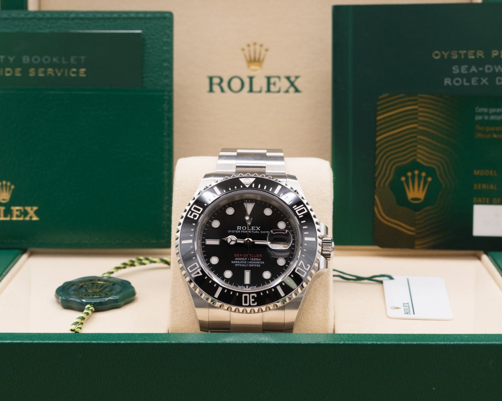 Rolex Sea-Dweller 43 Black Dial on Oyster 126600 Complete 2023