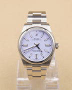 Rolex Oyster Perpetual Lavender Dial on Oyster 134300 Complete 2025