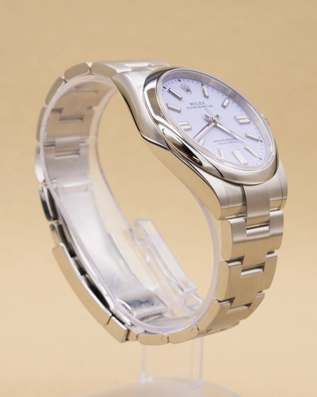 Rolex Oyster Perpetual Lavender Dial on Oyster 134300 Complete 2025