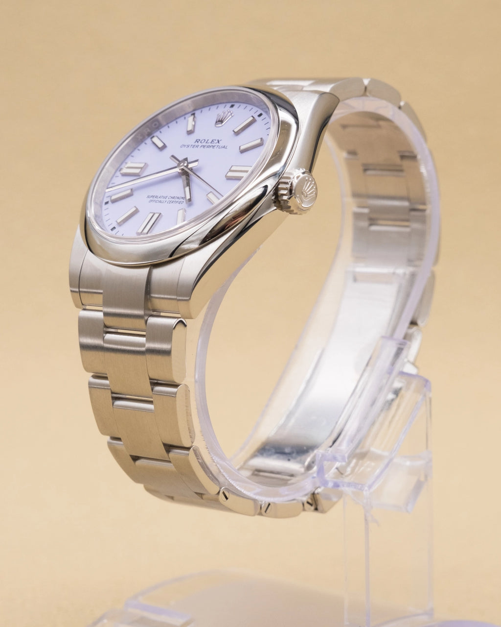Rolex Oyster Perpetual Lavender Dial on Oyster 134300 Complete 2025