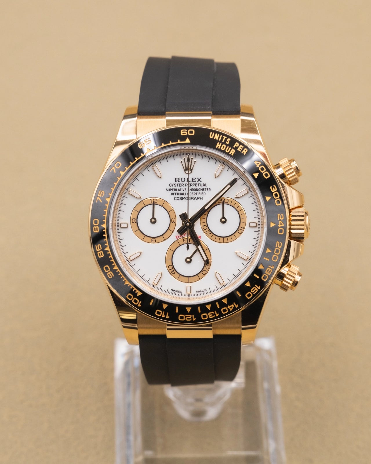 Rolex Daytona White Index Dial on Oysterflex 126518LN Complete 2025