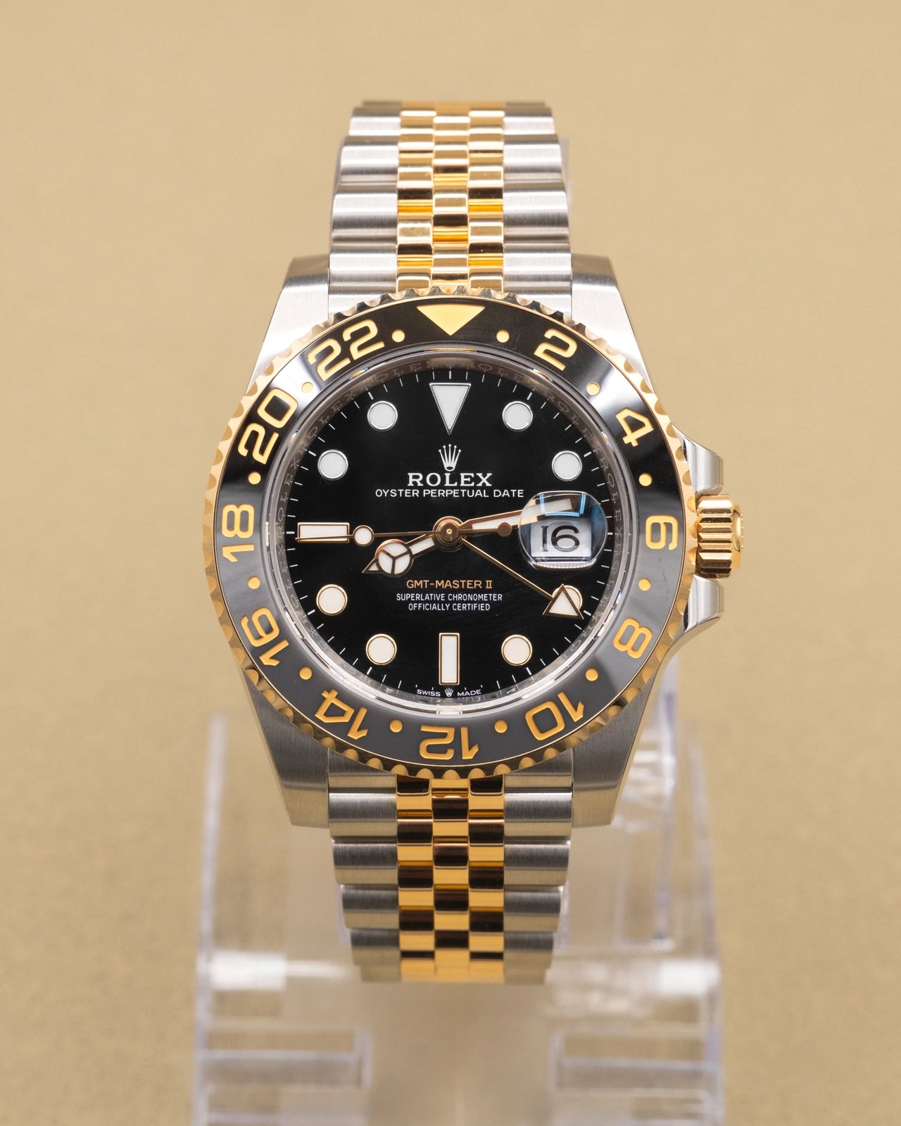 Rolex GMT-Master II Black “Bumblebee” Dial on Jubilee 126713GRNR Complete 2025