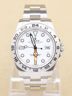 Rolex Explorer II White Dial on Oyster 216570 Complete 2013