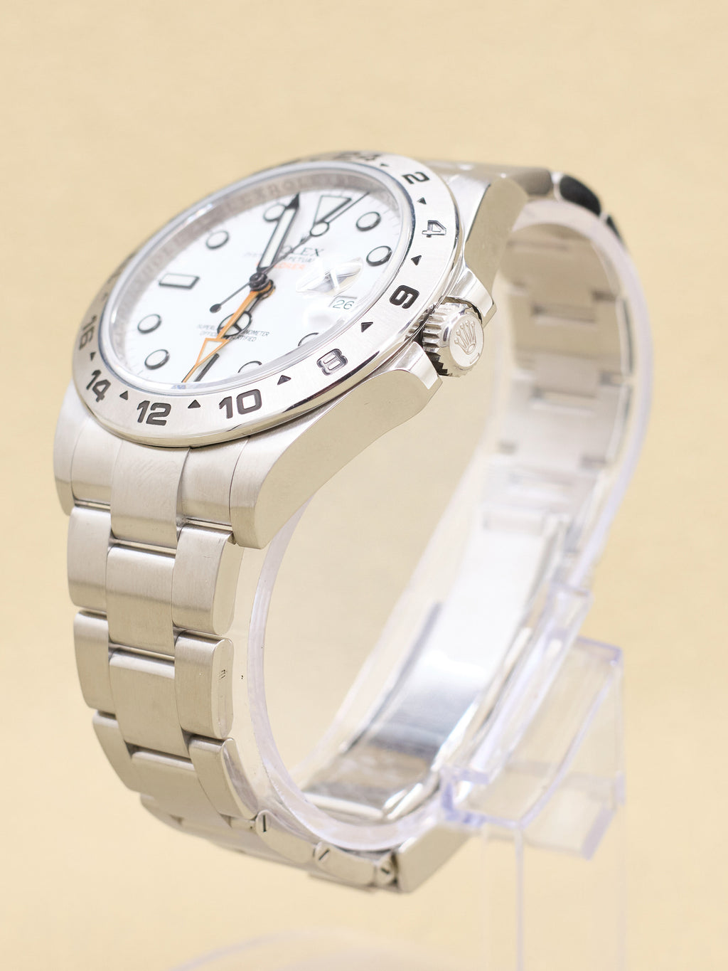 Rolex Explorer II White Dial on Oyster 216570 Complete 2013